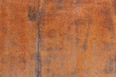 Eski paslı metal duvar dokusu arkaplanı.