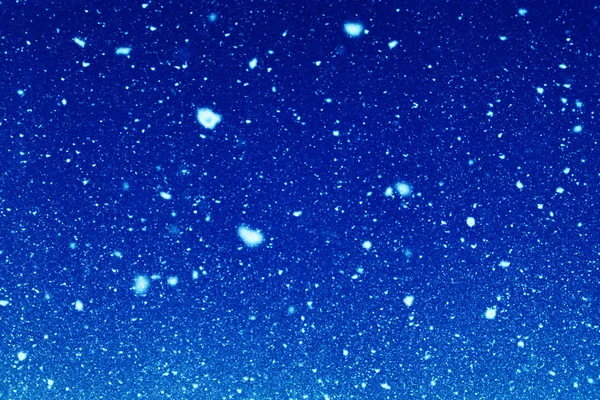 Falling Snow Flakes Snowfall Sky — 스톡 사진