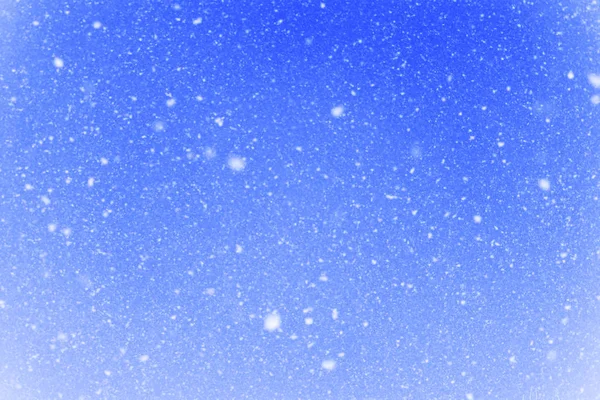 Falling Snow Flakes Snowfall Sky — Stock Photo, Image