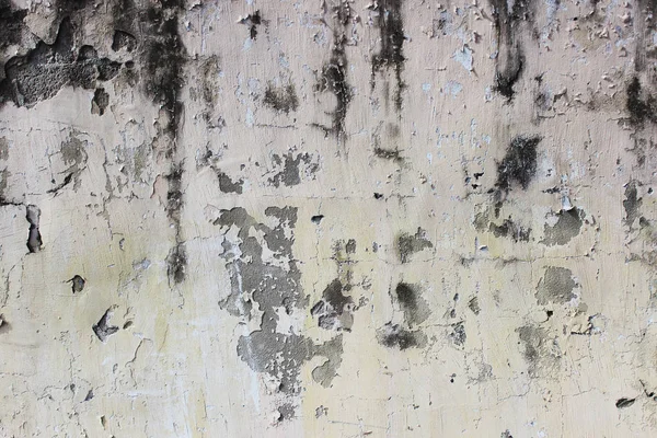 Old Beige Wall Peeling Plaster Background — Stock fotografie