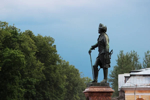 Monumento Emperador Pavel Por Escultor Vitali Gatchina Rusia —  Fotos de Stock