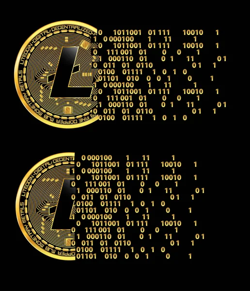 Kripto Döviz Alım litecoin altın simgeler kümesi