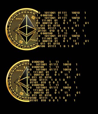 Kripto Döviz Alım ethereum altın simgeler kümesi