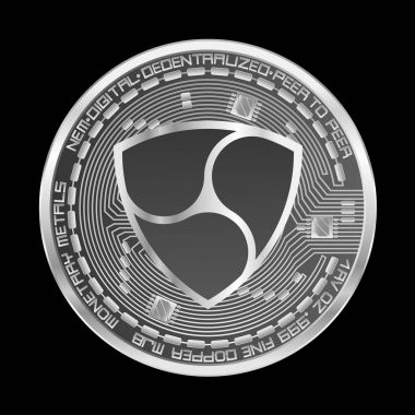 Kripto para birimi nem gümüş simgesi