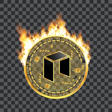 Kripto para birimi neo altın simgesi yanıyor