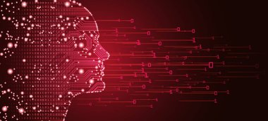 Büyük veriler ve yapay zeka kavramı.