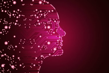 Büyük veriler ve yapay zeka kavramı.