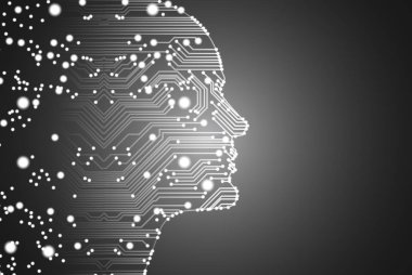 Büyük veriler ve yapay zeka kavramı.