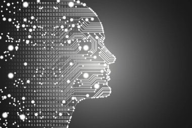 Büyük veriler ve yapay zeka kavramı.