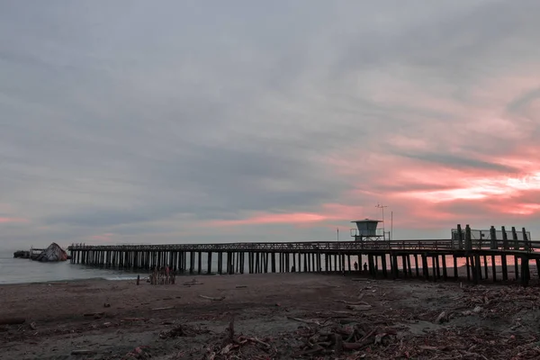 Seacliff State Beach, aptos, Kalifornien Vereinigte Staaten. — Stockfoto