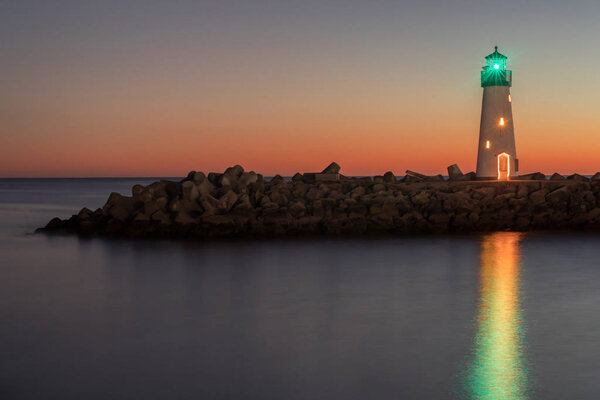 Breakwater (Walton) Lighthouse Reflections.