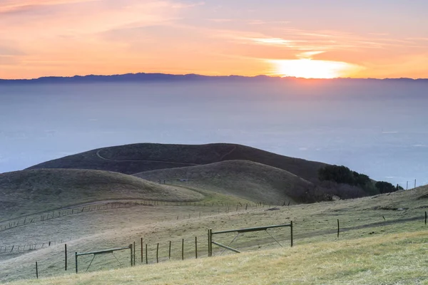 Silicon Valley Pohledy Otevřeného Prostoru Sierra Vista Zachovat San Jose — Stock fotografie