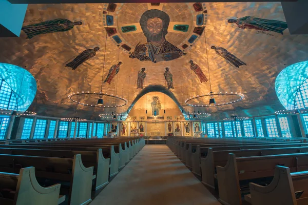 Όκλαντ Καλιφόρνια Φεβρουαρίου 2018 Εσωτερικό Του Ελληνική Ορθόδοξος Καθεδρικός Ναός — Φωτογραφία Αρχείου