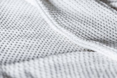 Katlanmış beyaz Triko yakın çekim