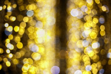 Işıklar ve fenerler gece. Bokeh