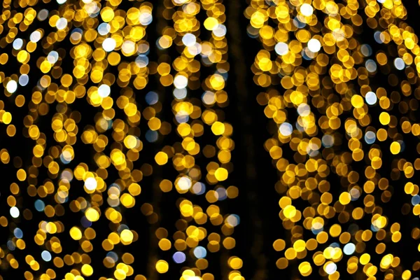 Lichter und Laternen in der Nacht. Bokeh — Stockfoto