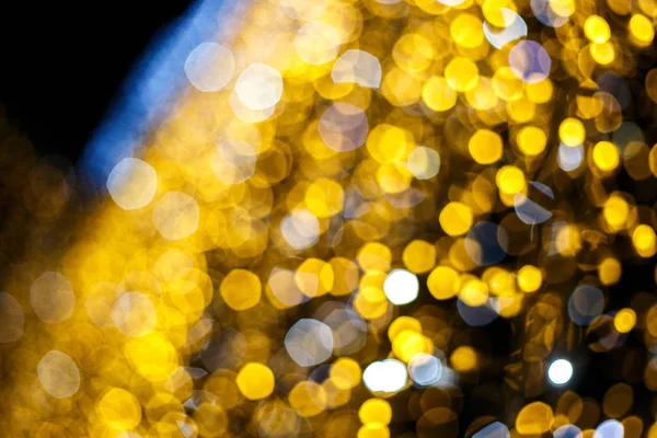 Světla a lampy, v noci. Bokeh — Stock fotografie