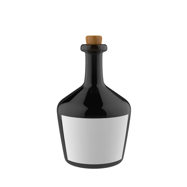 Pirates black bottle — Stock Photo, Image