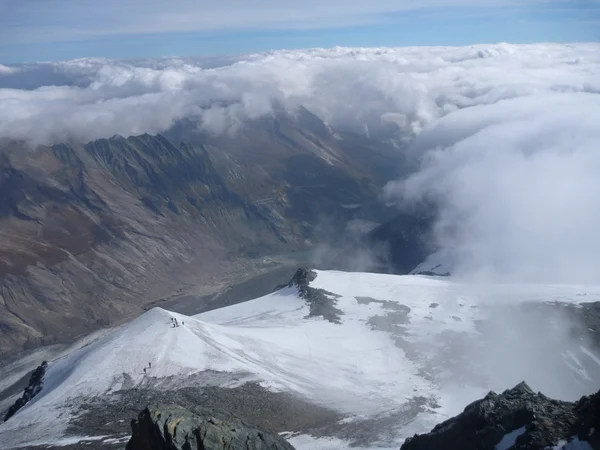 grossglockner dağ tırmanma kayalık yol
