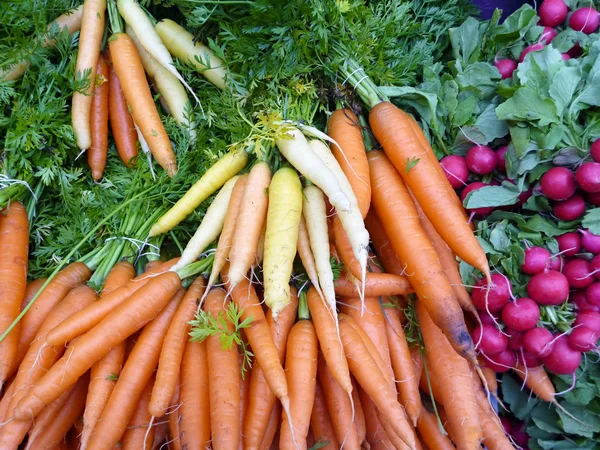 havuç ve turp bir Pazar