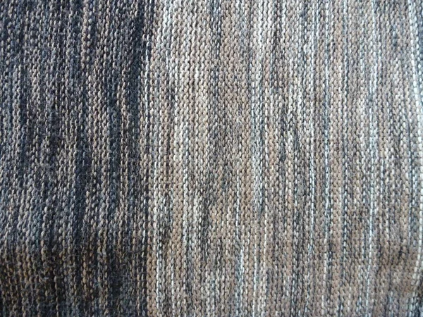 Stickad ylle tröja textur med brun melange — Stockfoto
