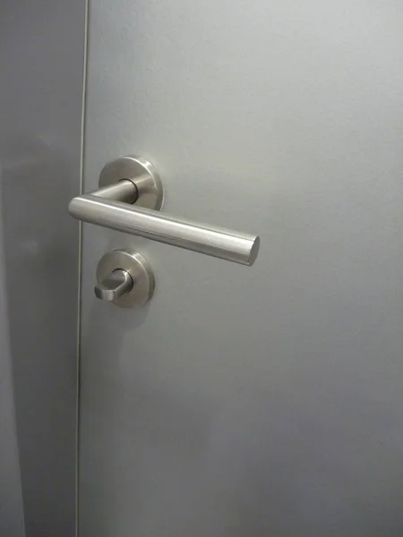 modern metalic steel door handle