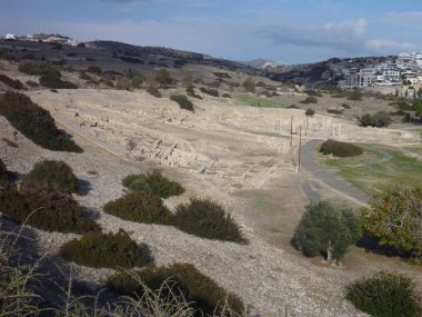 bir antik tarihi kazı sitesi