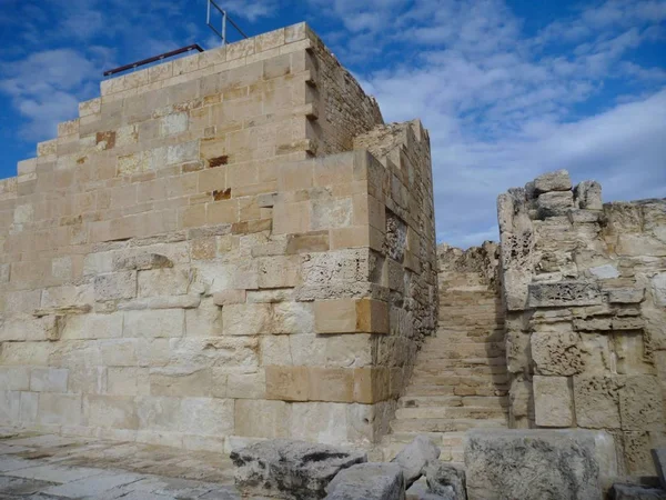 Antiguo sitio de excavación griego kourion — Foto de Stock