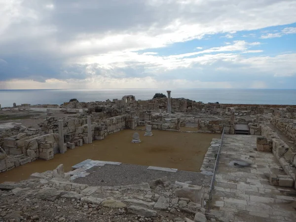 Site de fouille grec antique kourion — Photo