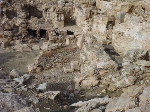 Sítio de escavação grego antigo kourion — Fotografia de Stock