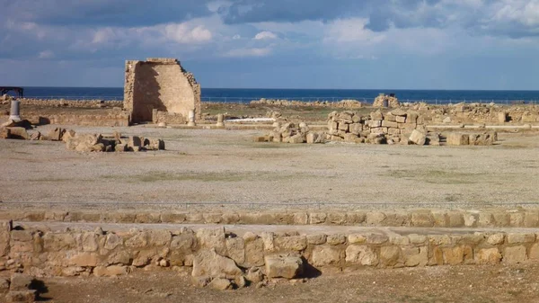 Historical archeologicel site kato pafos — Stock Photo, Image