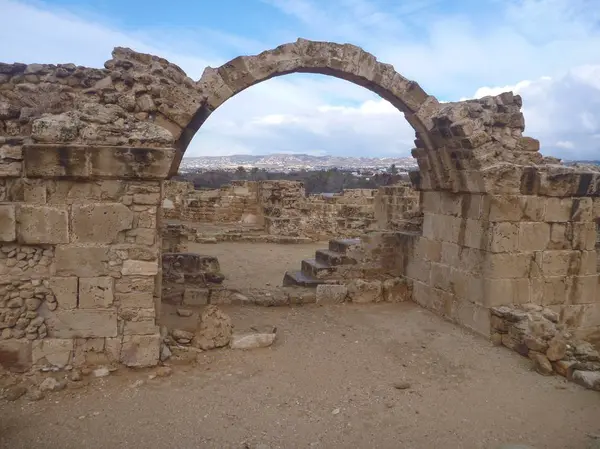 Sitio arqueológico histórico kato pafos — Foto de Stock