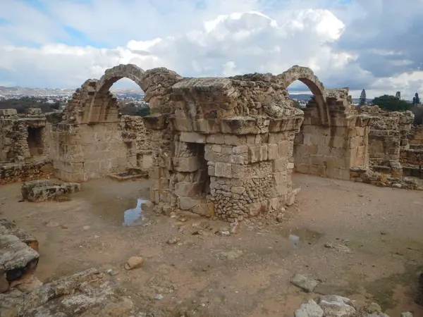 Historyczne archeologicel strony kato pafos — Zdjęcie stockowe