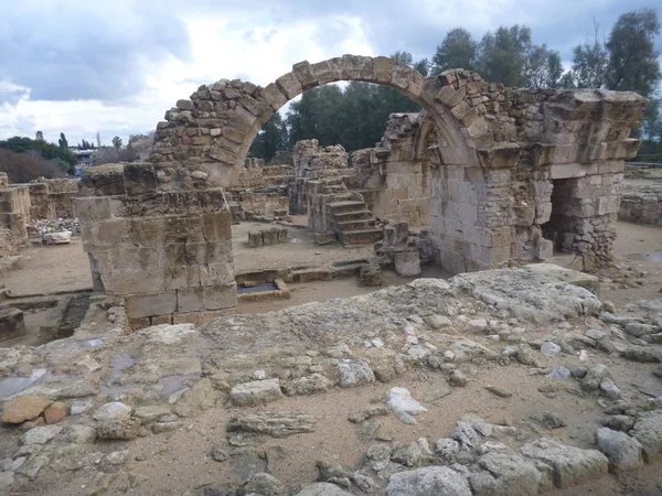 Historyczne archeologicel strony kato pafos — Zdjęcie stockowe