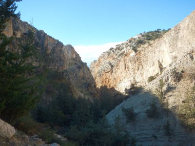 Avakas gorge Batı Kıbrıs