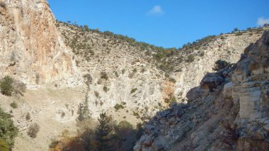 Avakas gorge Batı Kıbrıs