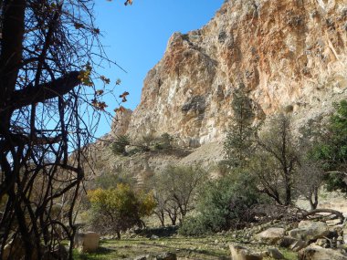 Avakas gorge Batı Kıbrıs