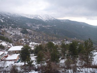 Kıbrıs manzara kış