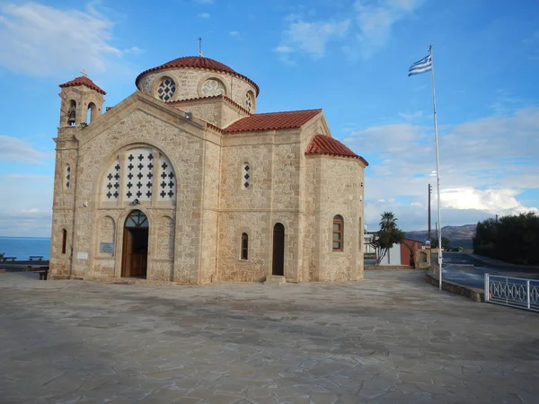 Chiesa di Agios georgios ortodox a Cipro — Foto Stock