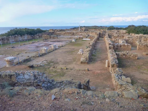 Αρχαία ερείπια στην χερσόνησο του Ακάμα στην Κύπρο — Φωτογραφία Αρχείου