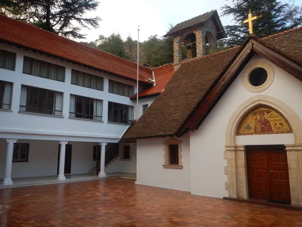 Trooditissa monastery v troodos mountains — Stock fotografie