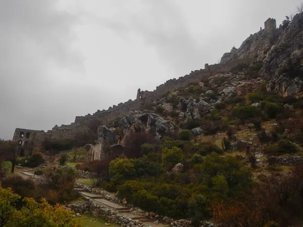 Castelo mediaval st hilarion — Fotografia de Stock