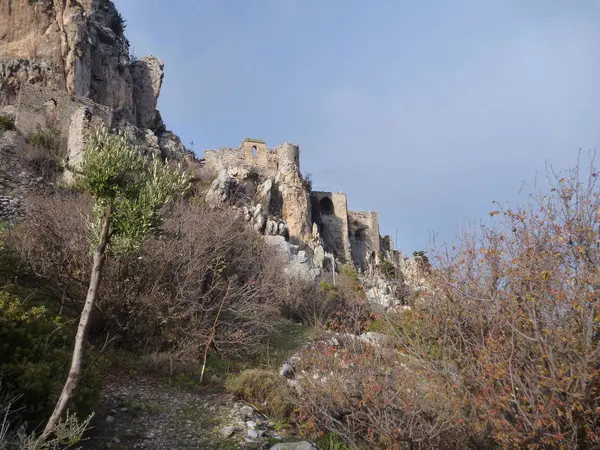 Fortaleza mediaval st hilarion castillo — Foto de Stock