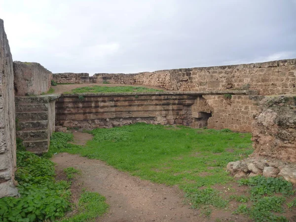 Forte fortificação preservada da cidade famagusta — Fotografia de Stock