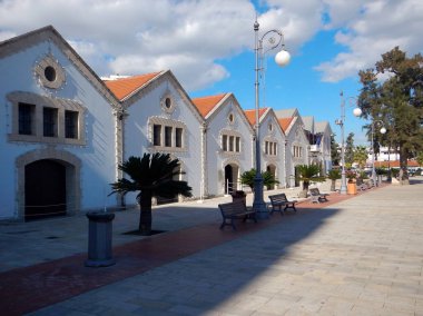 Larnaka tarihsel marina şehir merkezinde