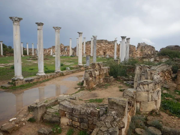 Ancient greek archeological site salamis — Stock Photo, Image