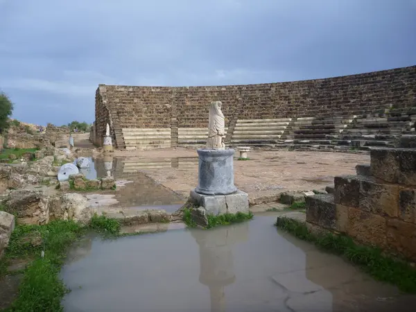 Salamis de sítio arqueológico grego antigo — Fotografia de Stock