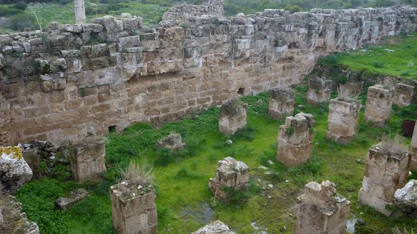 Давньогрецький археологічний сайт salamis — стокове фото
