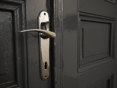 eski bir metal kapı kolu detay