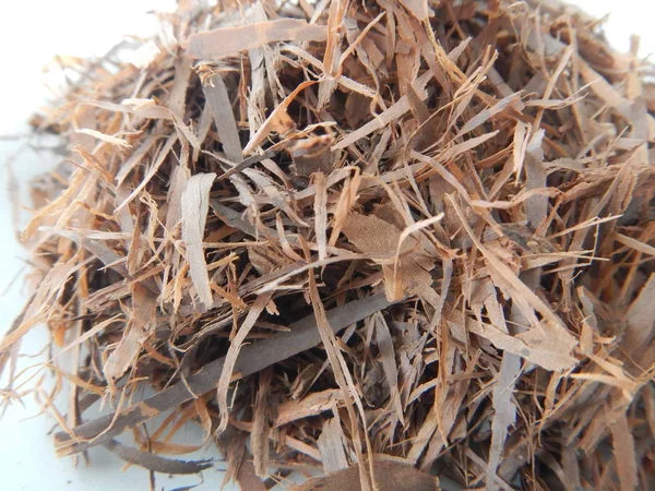 Detalle de montón de té de lapacho seco — Foto de Stock